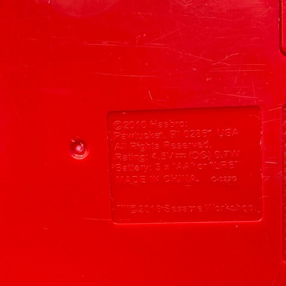 Hasbro Sesame Street Elmo Let's Rock Guitar Interactive Toy Guitar Kids WORKS - Picture 11 of 13